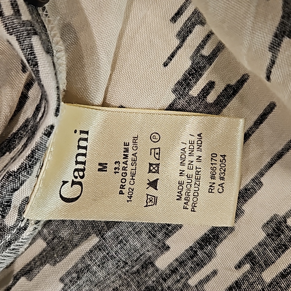 Ganni Ikat Swing Dress size M Anthropologie - Picture 10 of 11